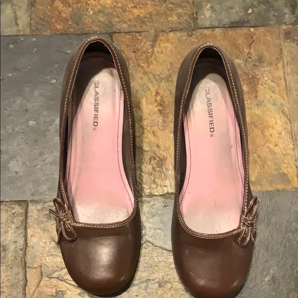 Brown heels